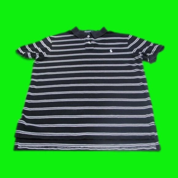 Ralph Lauren Boys Shirt Polo Custom Fit, Striped, Side Slits, High/Low S… - Picture 4 of 16
